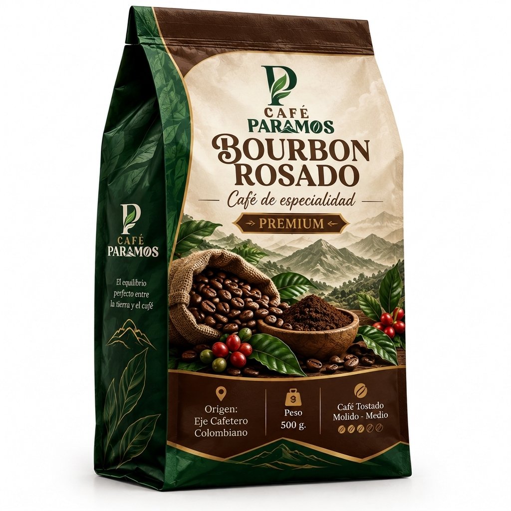 Café Paramos Bourbon Rosado Premium